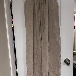 Thread & Supply Women's Tan Wide Leg Pants